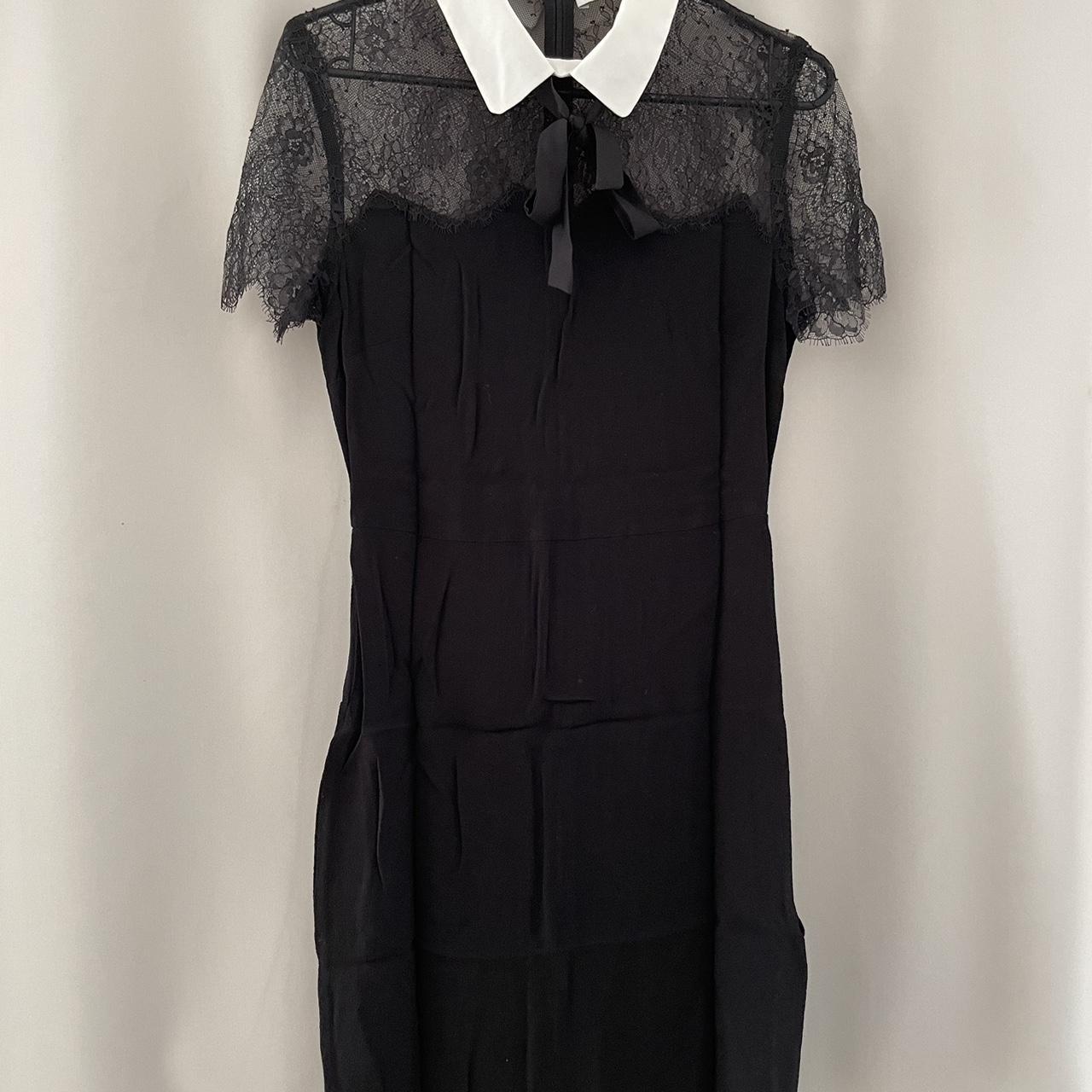 Sandro black dress, only worn a few times - Depop