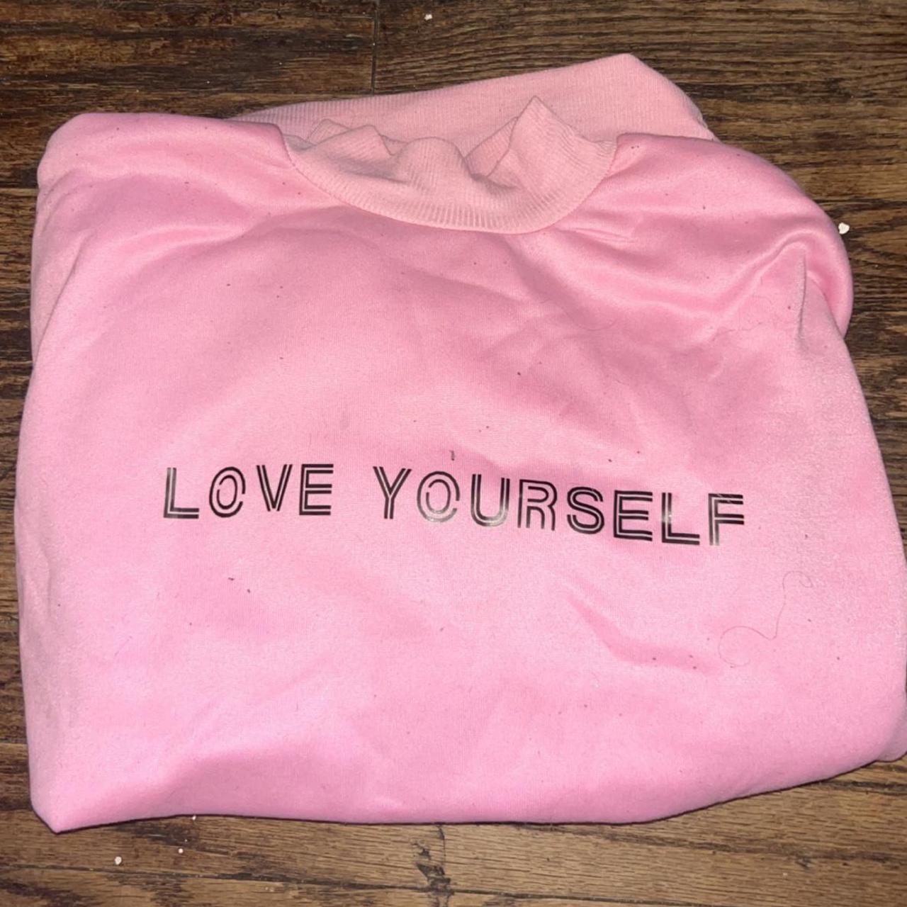 Bts on sale sweater pink