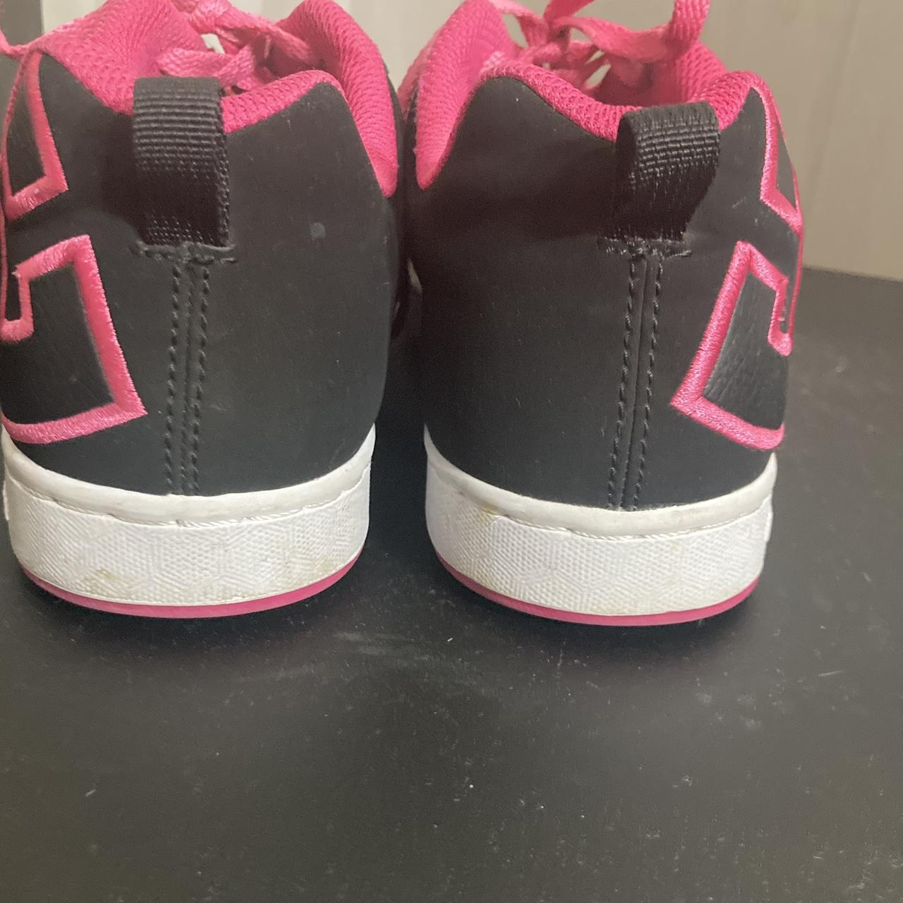 Pink DC shoes! Skate shoes Woman sizing Sizes 8,... - Depop