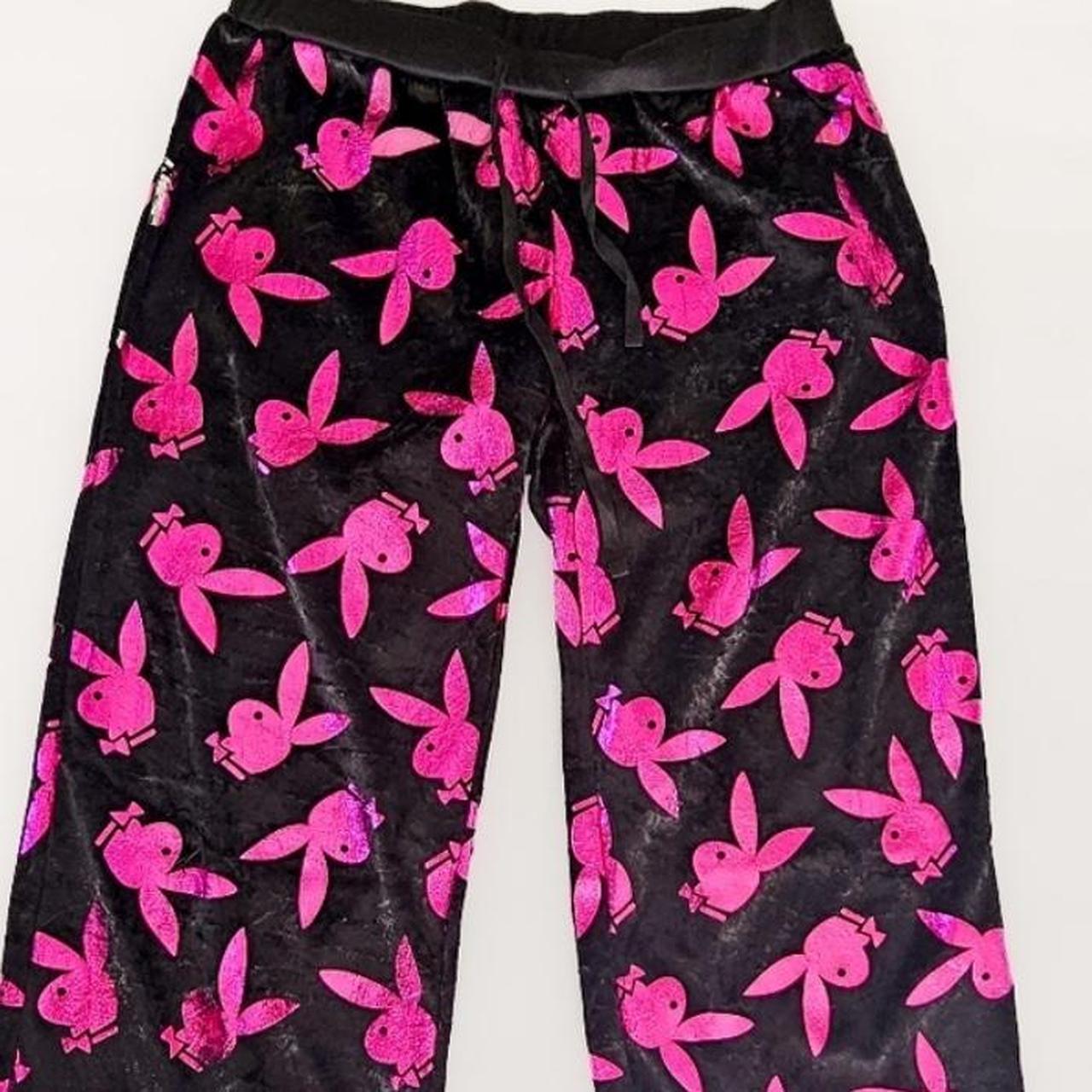 Pink play boy pants Rare Size L Super comfy and in... Depop