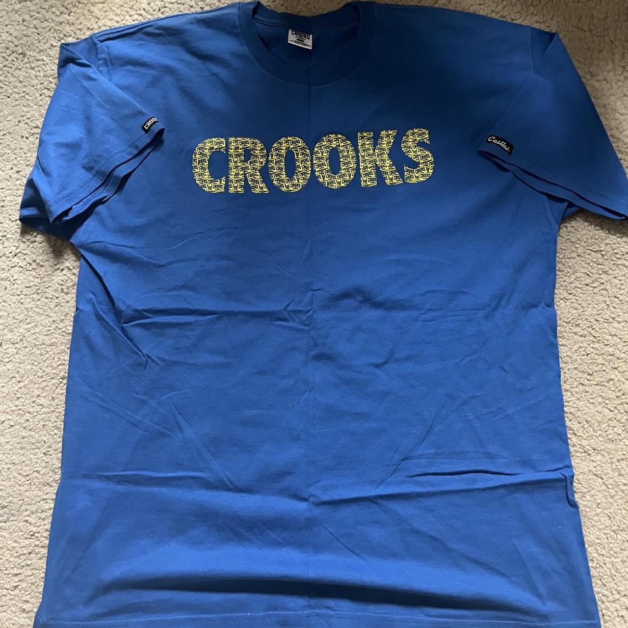 Crooks & Castles Men's Blue T-shirt (2)
