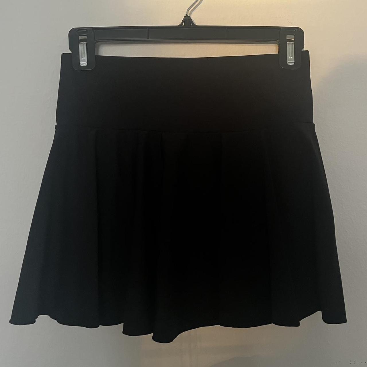 halara black mini tennis skirt #halara... - Depop