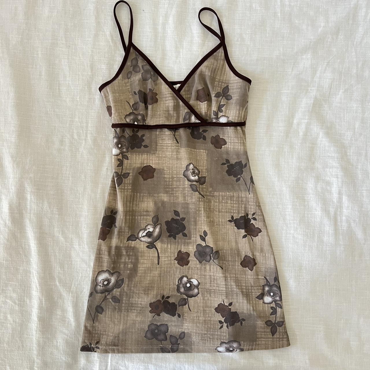 90s grunge print mini dress! In love with this&mldr; - Depop