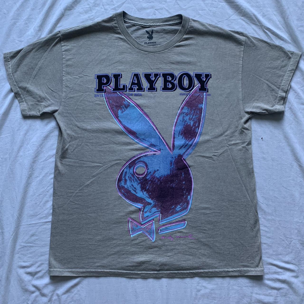 100% cotton Playboy pop-art tshirt. classic playboy - Depop