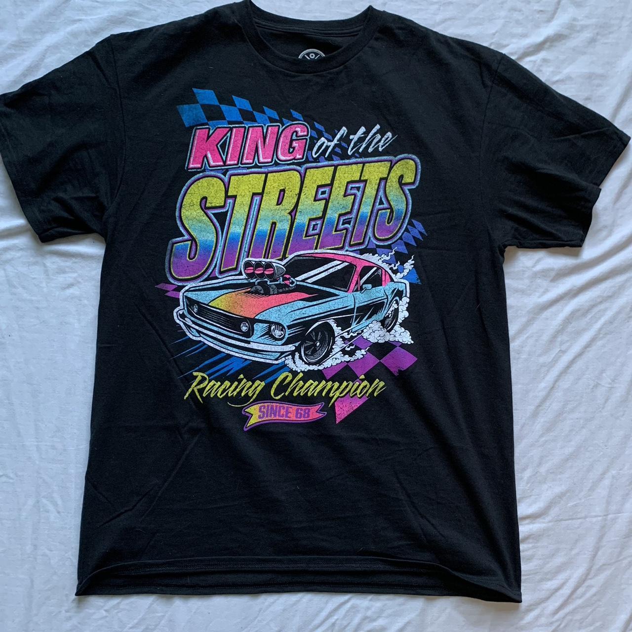 RST Race Dept Logo T-Shirt - Black / Flo Yellow