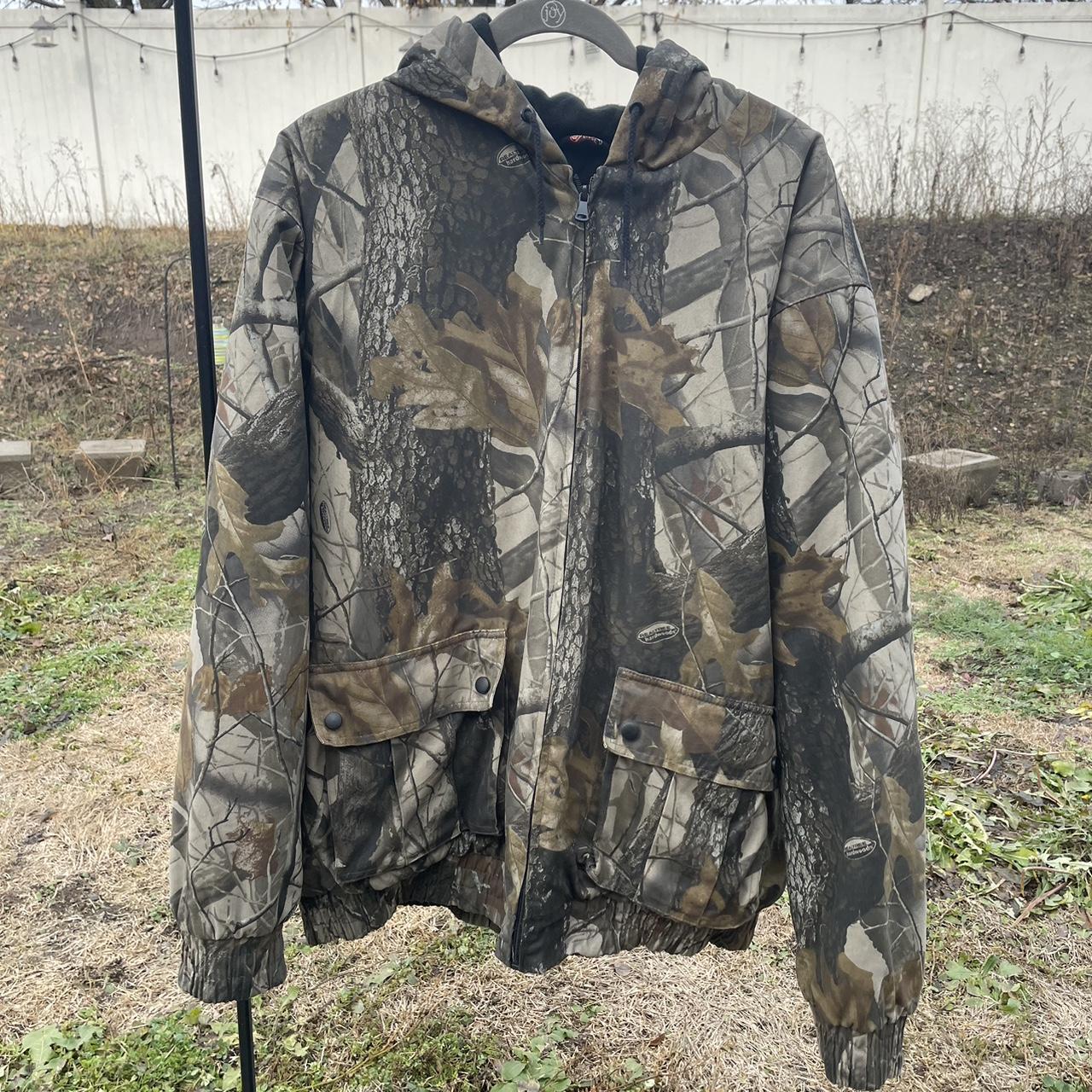 Outfitters Ridge Insulated Camo Heavy Duty Jacket... - Depop