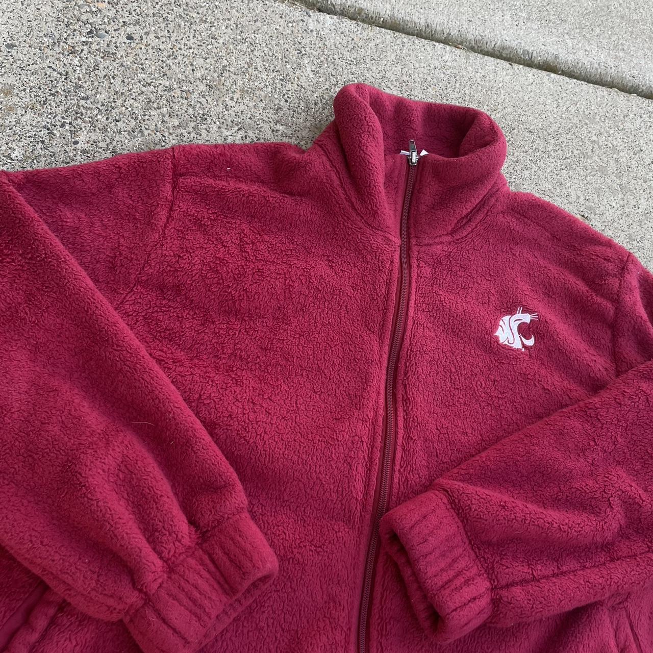 Women’s WSU Cougars Champion Fleece Zip up ,... - Depop