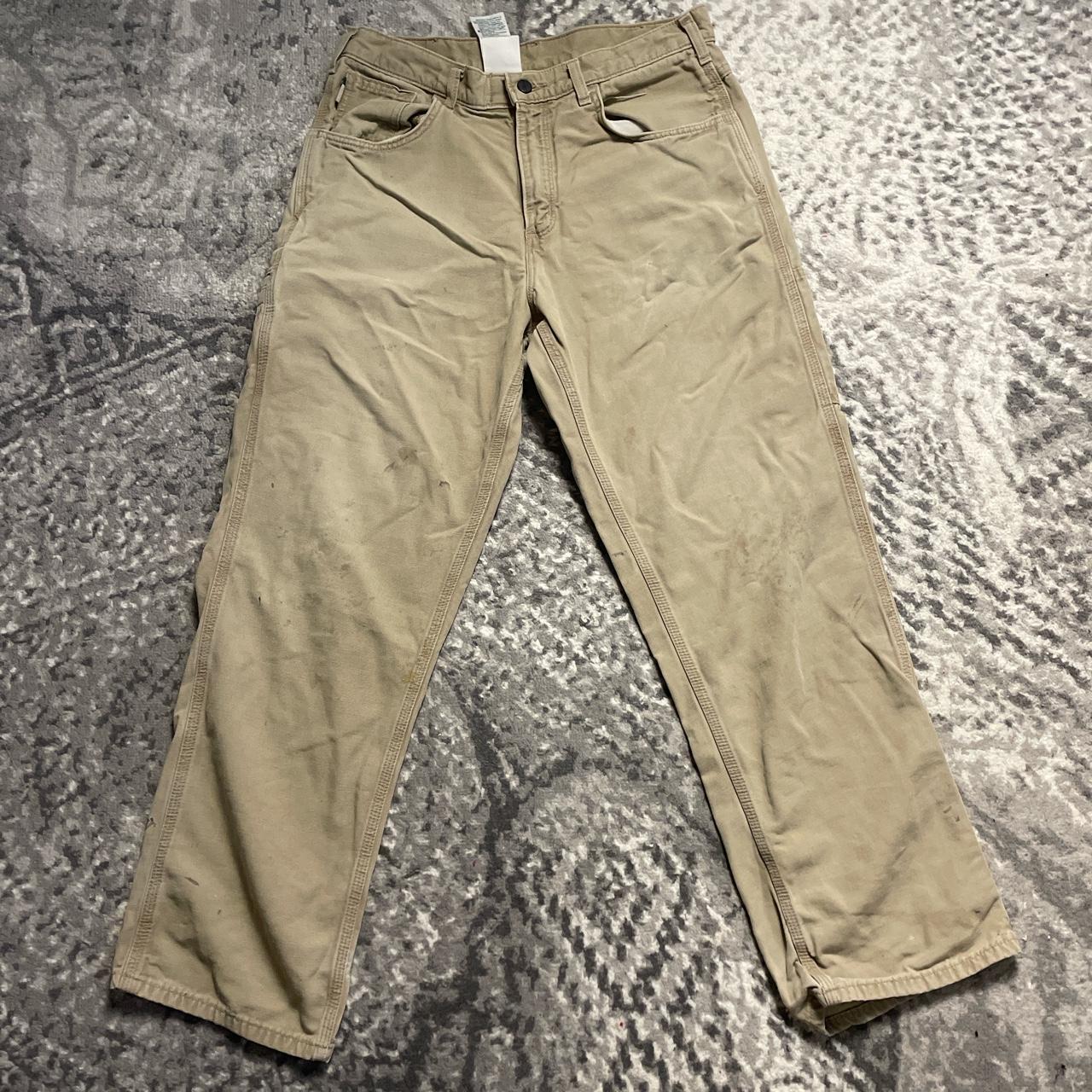 Carhartt FR Work Pants Splash with some paint... - Depop