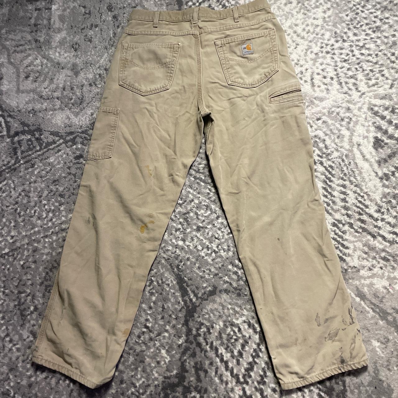 Carhartt FR Work Pants Splash with some paint... - Depop