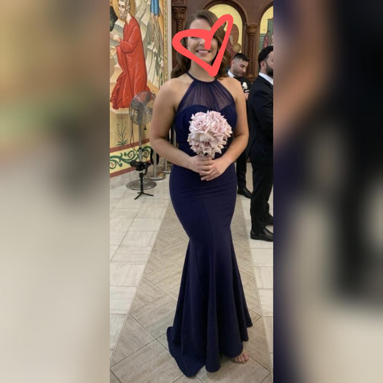 Fashion Samantha Rose Bridesmaid Dresses Samantha Rose Navy Blue Formal  /bridesmaid Dress Depop