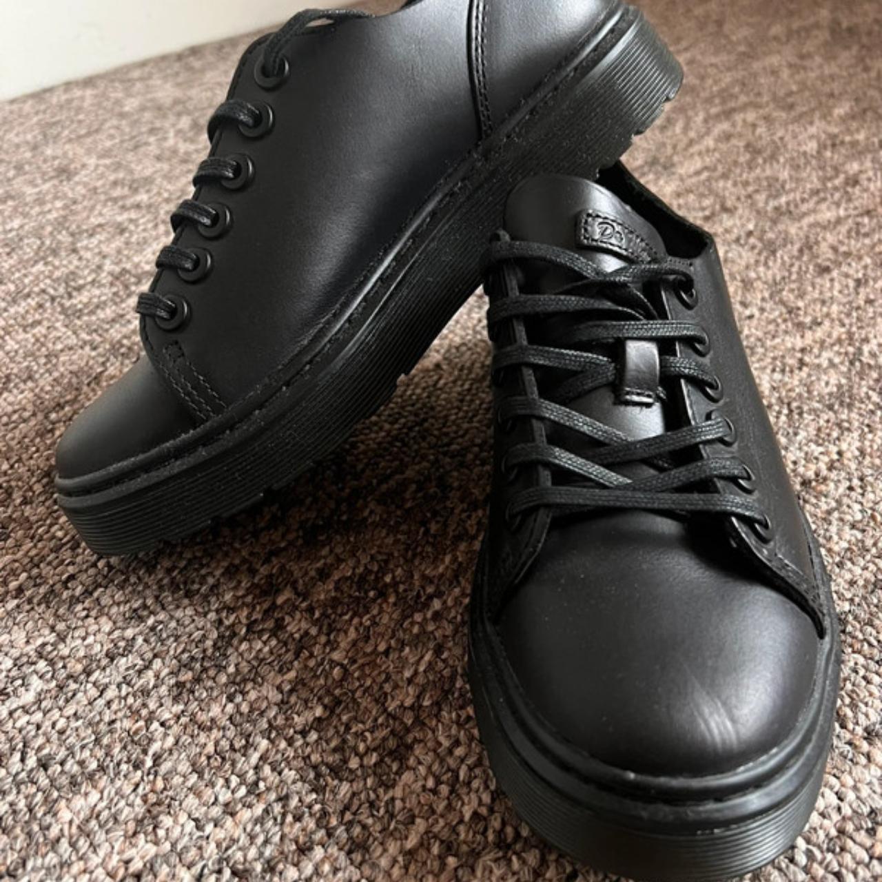 Dante Brando Leather Casual Shoes Dr Martens Dante Black Dr