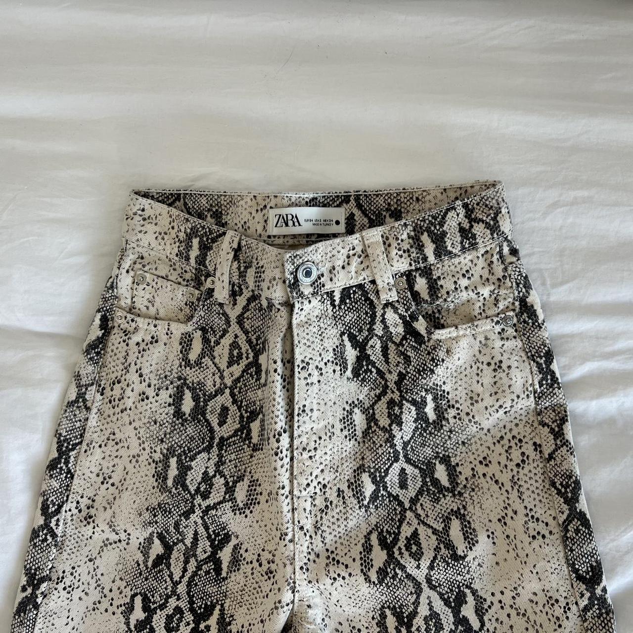 Deals Zara Zara Snakeskin Shorts Zara Denim Zara Snake Print