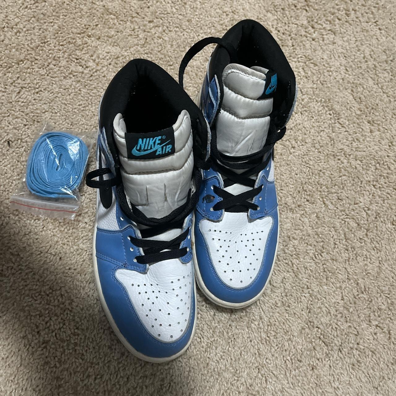 blue and white 5s jordans