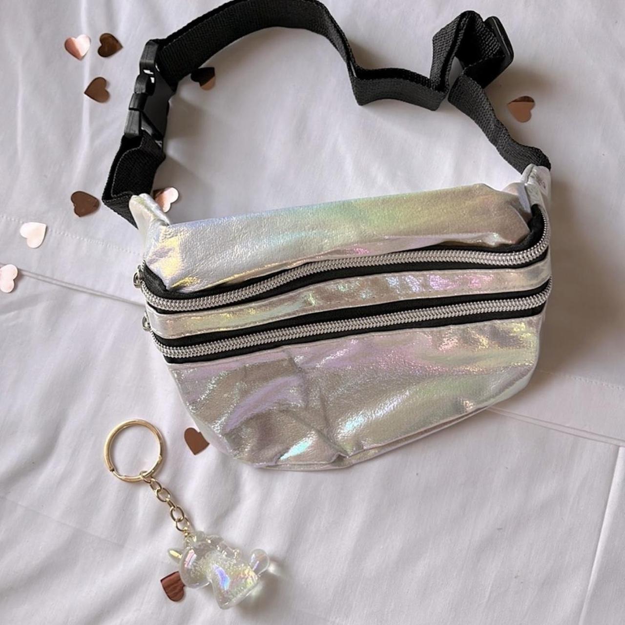 Holographic Silver Fanny Pack