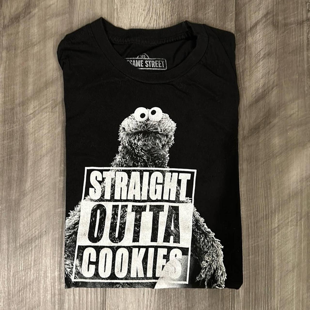 Sesame Street Cookie Monster and Cookies for All Womens T-Shirt