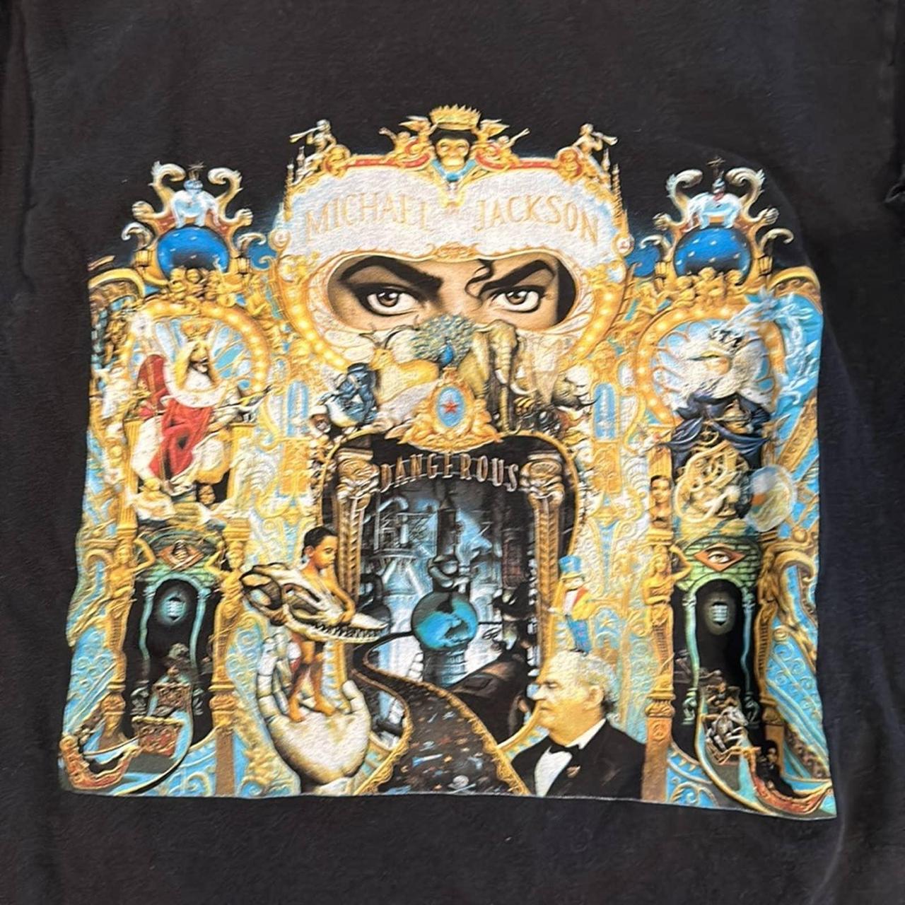 Michael Jackson Dangerous World Tour Tee Item is - Depop