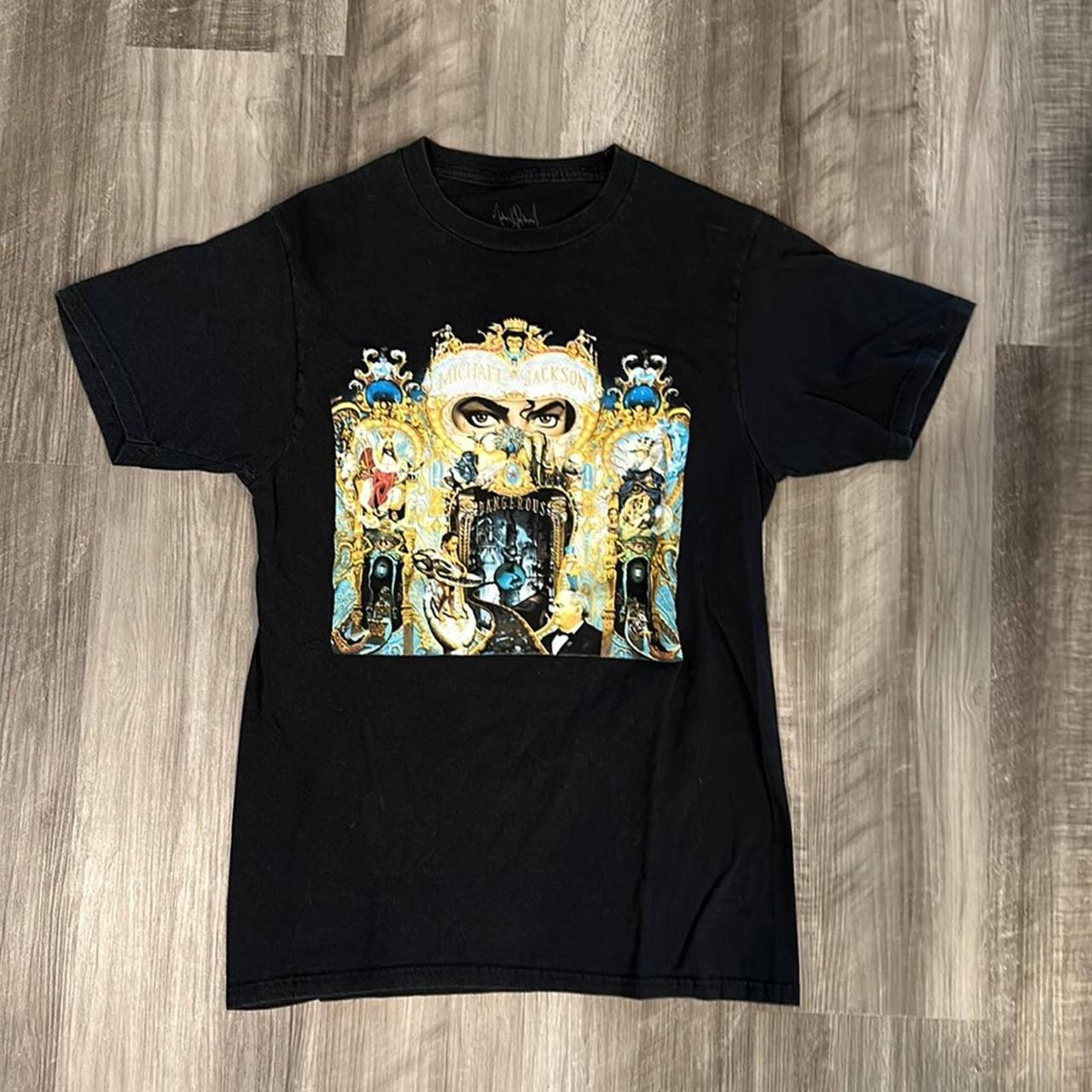 Michael Jackson Dangerous World Tour Tee Item is - Depop