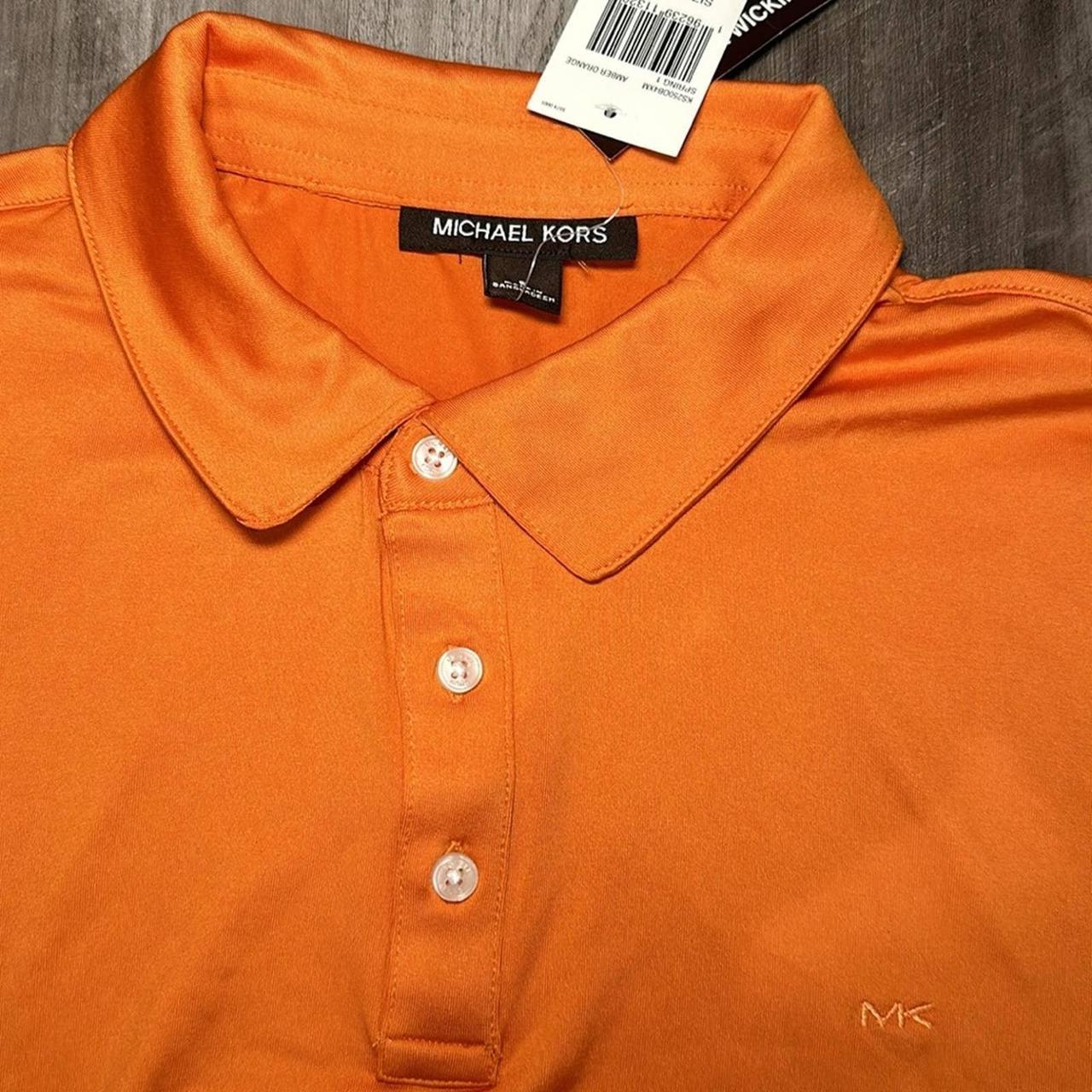 Michael kors deals shirts mens orange