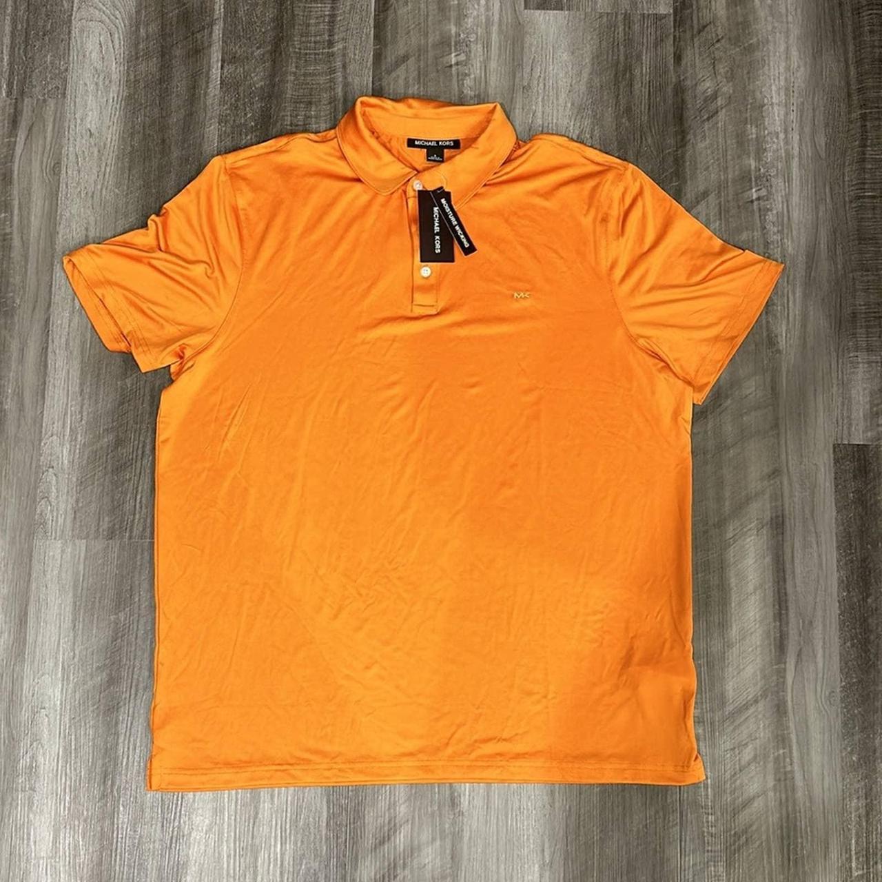 Michael kors deals shirts mens orange