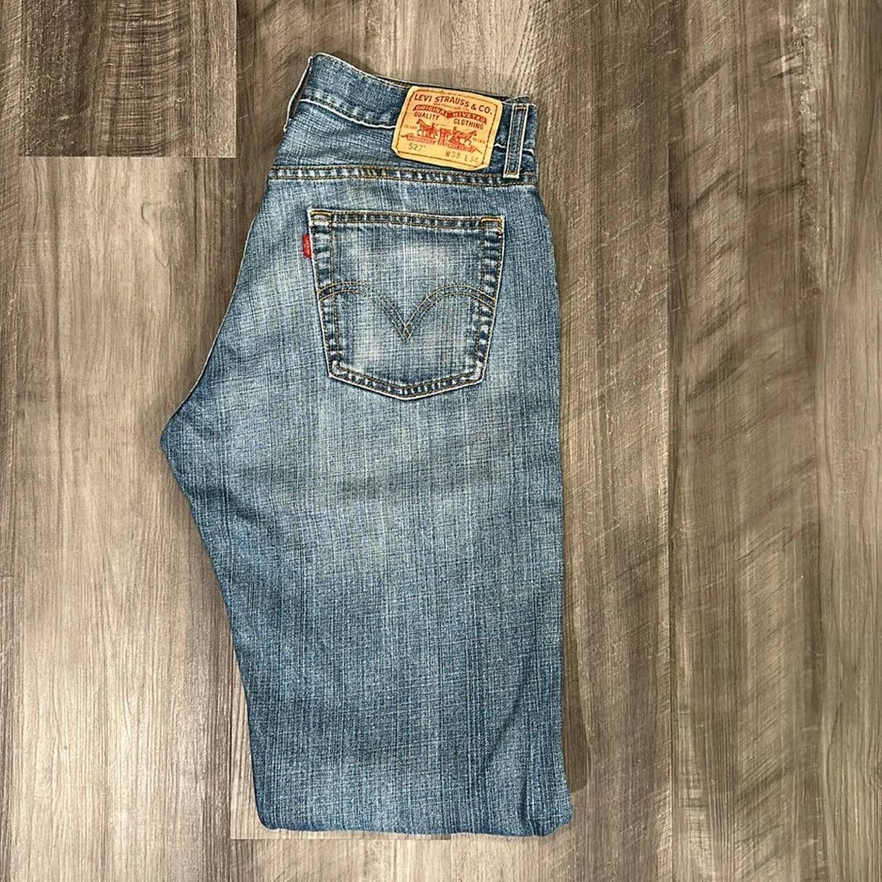 Levi s 527 Low Rise Boot Cut Jeans Item is Depop