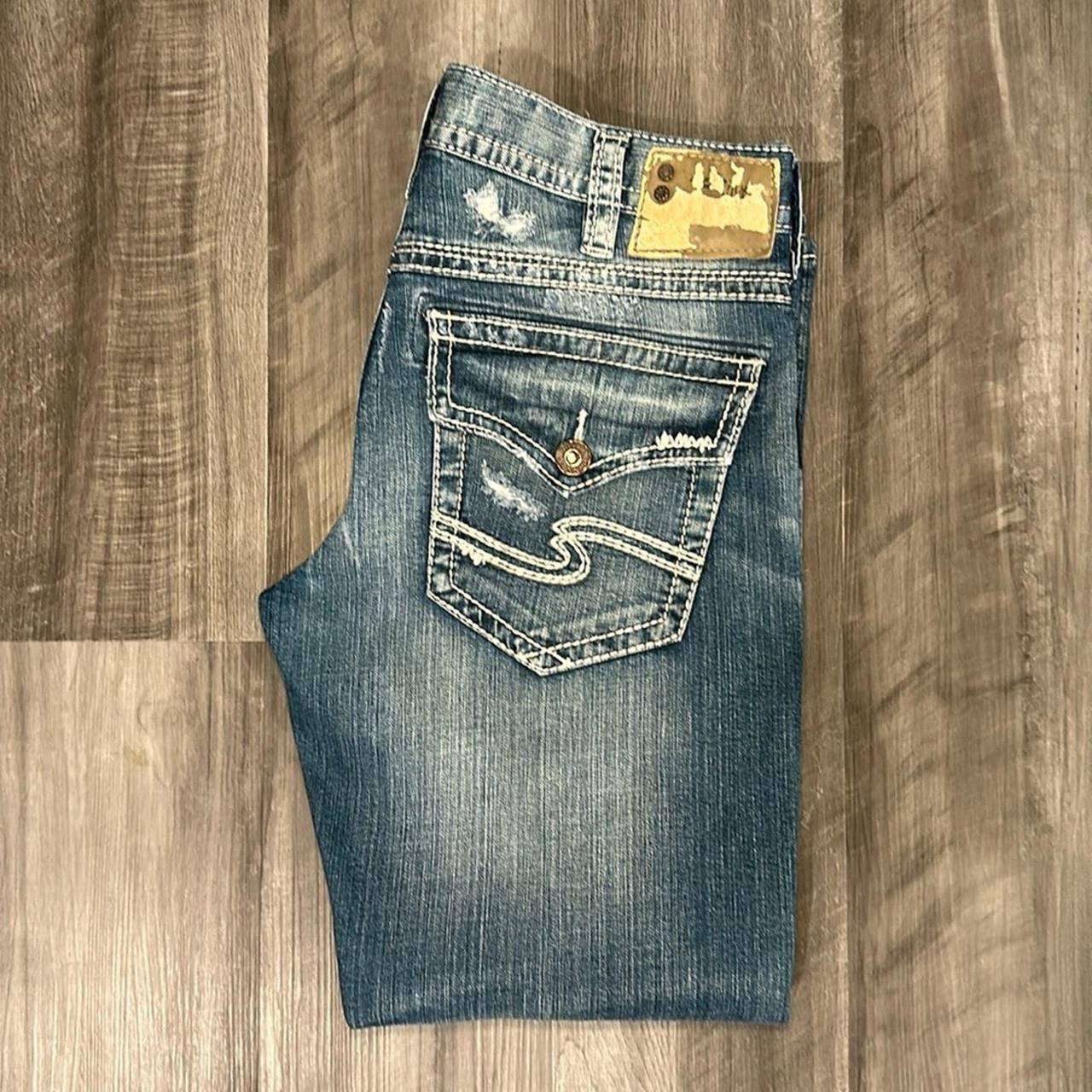 Distressed best sale silver jeans