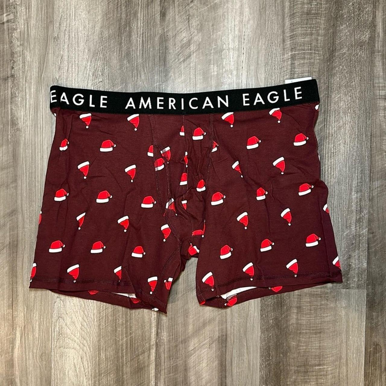 American Eagle Santa Hat Boxer Brief - 3XL Item is... - Depop