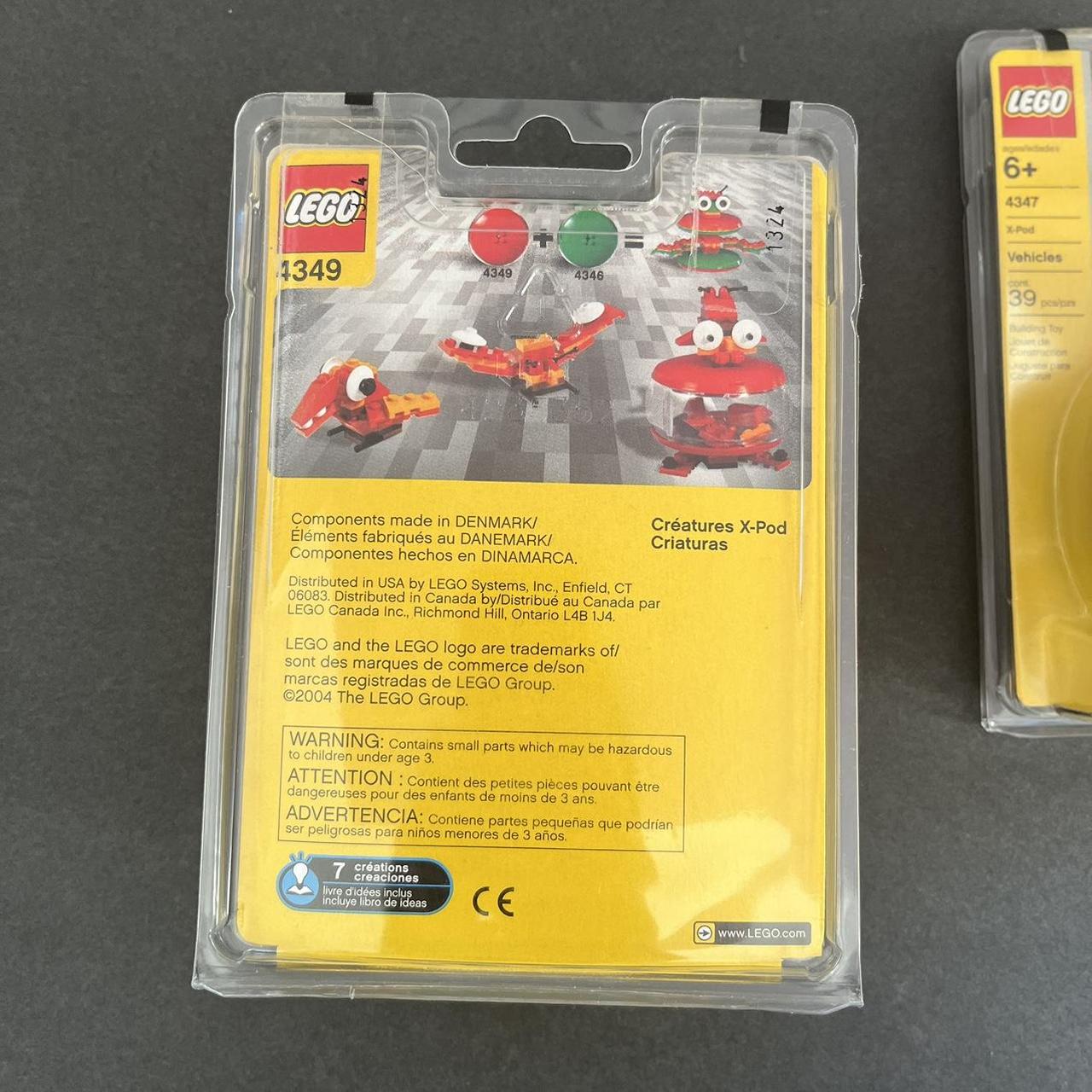 2004 LEGO Creator Red 3-in-1 X-Pod Creatures Set