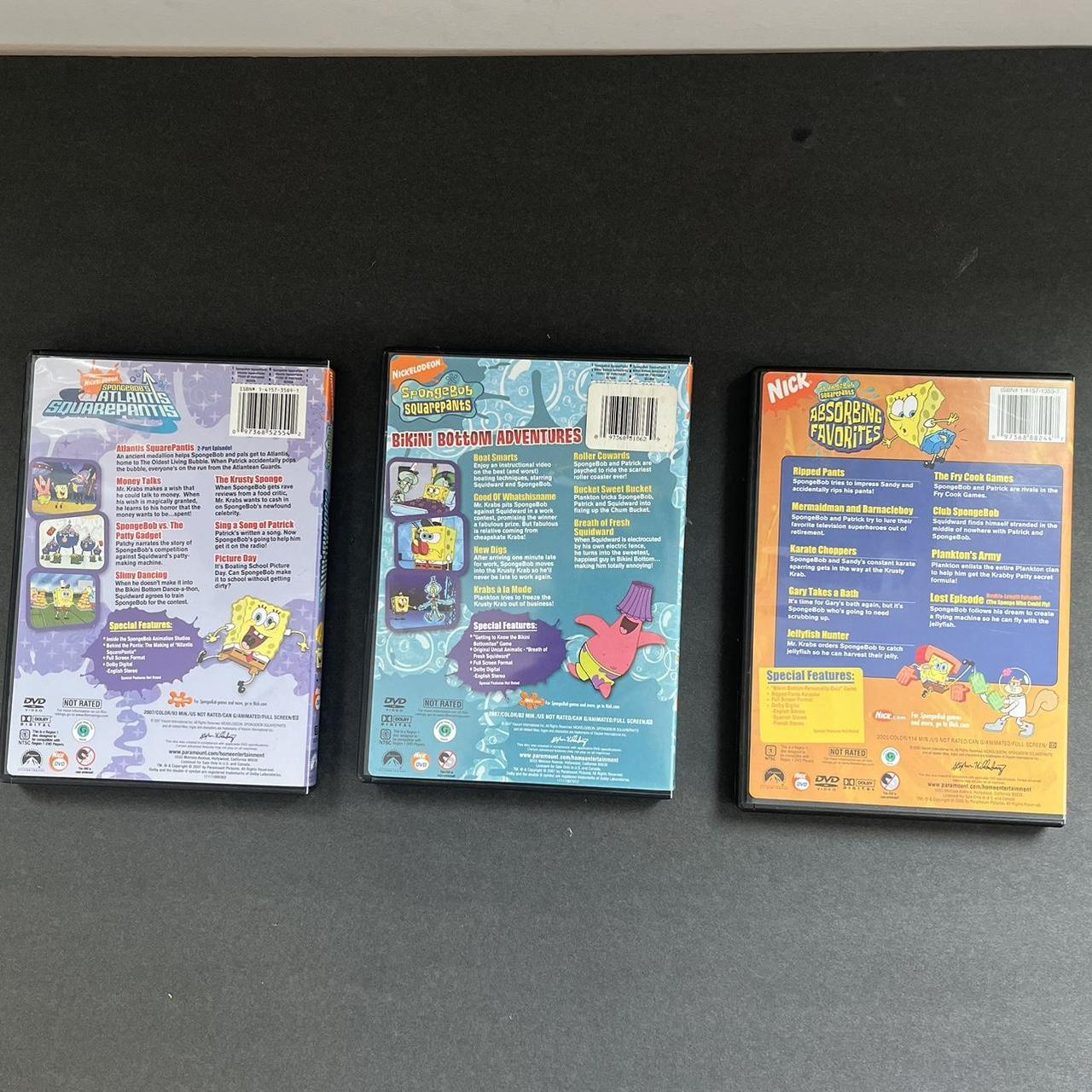 spongebob dvd collection