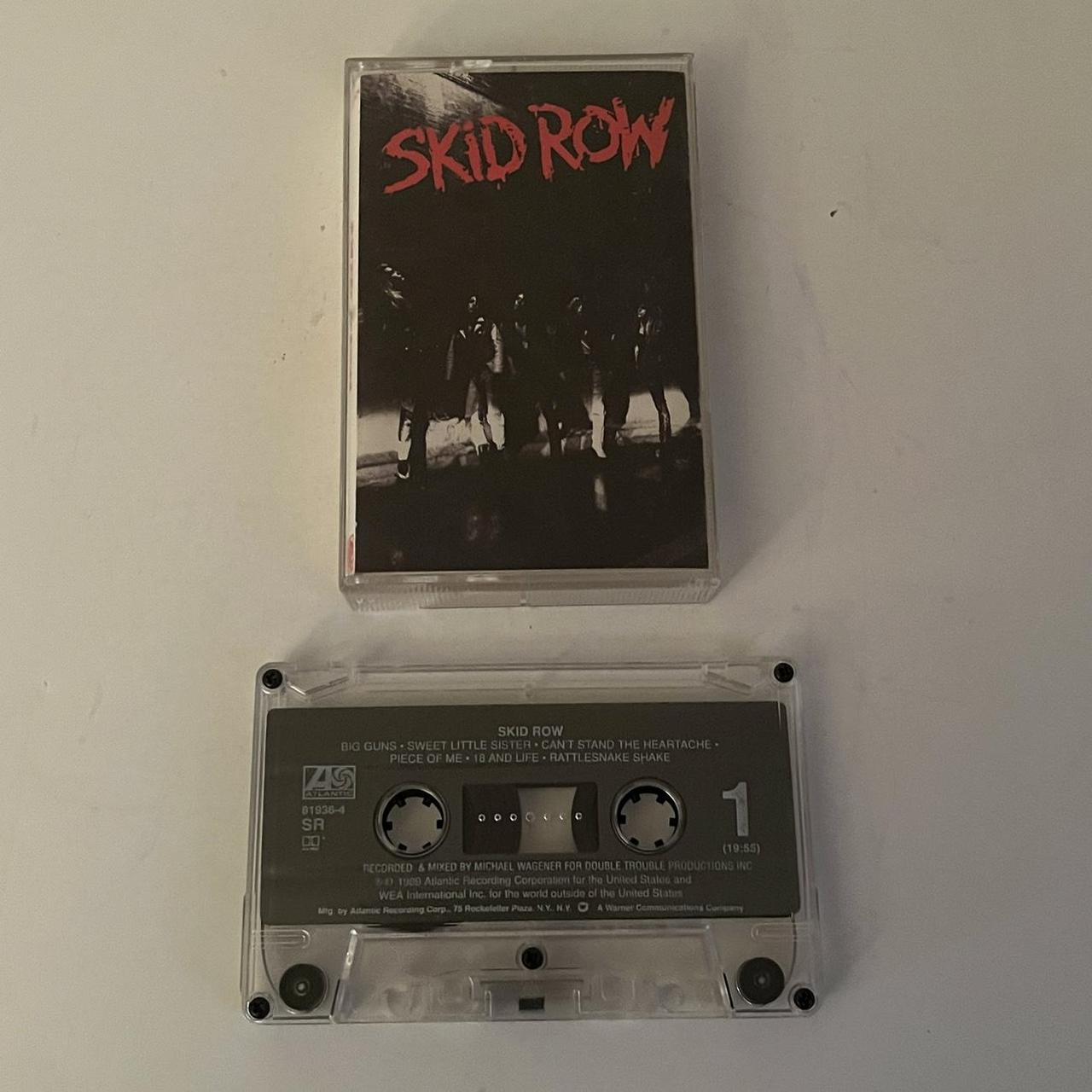 Skid Row - Self titled (1989 Cassette) Hair Metal... - Depop