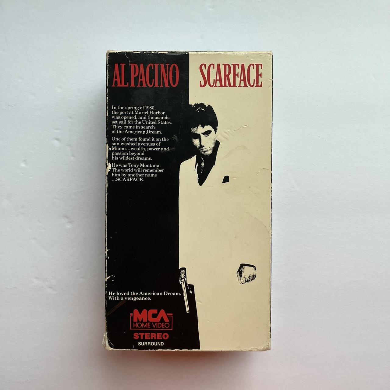 Vintage Scarface Vhs deals Tape