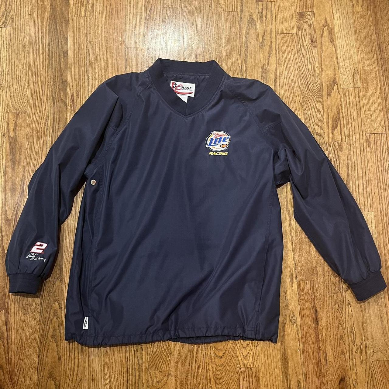 NASCAR Miller Lite Racing Jacket Chase Authentic Depop