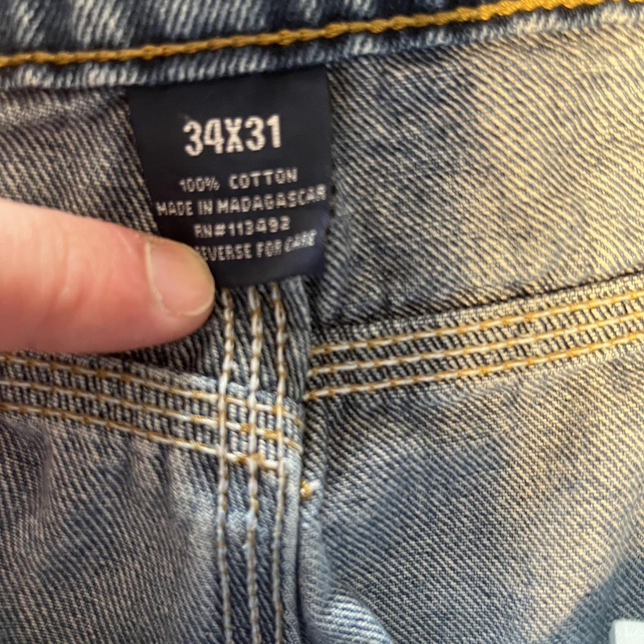 Rural King Men's Blue and Black Jeans Depop