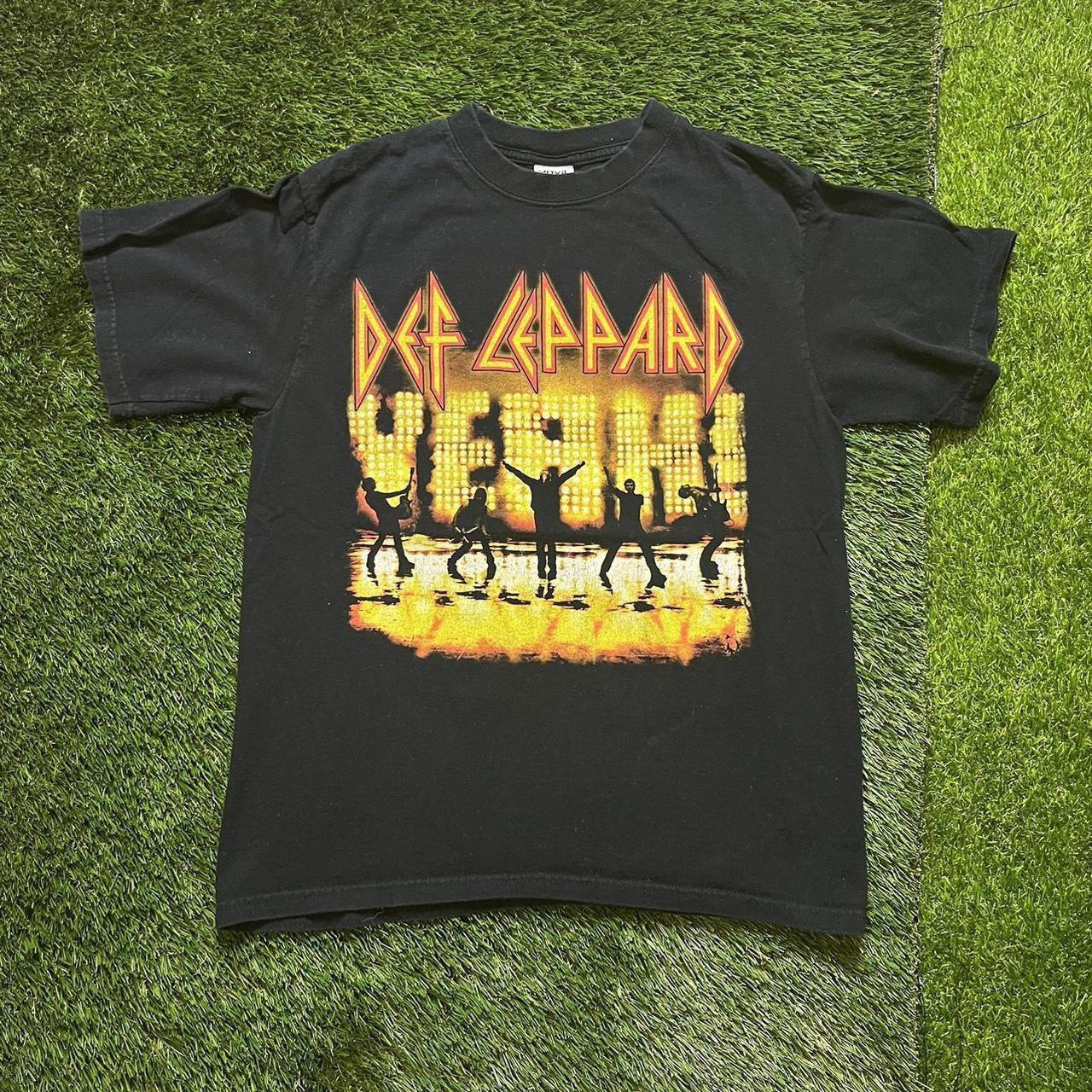 Vintage Def Leppard Rock Band Tour T Shirt Size... - Depop