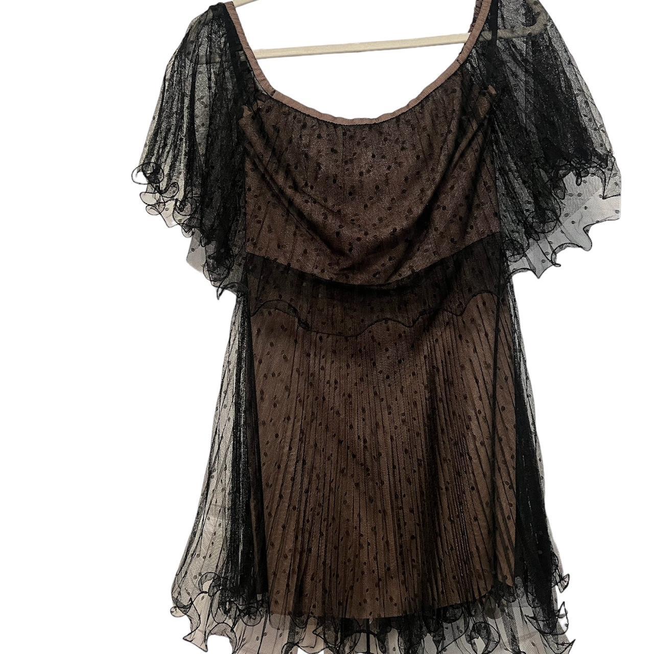 BCBG Shalom Off-The-Shoulder Dress (Size 6),