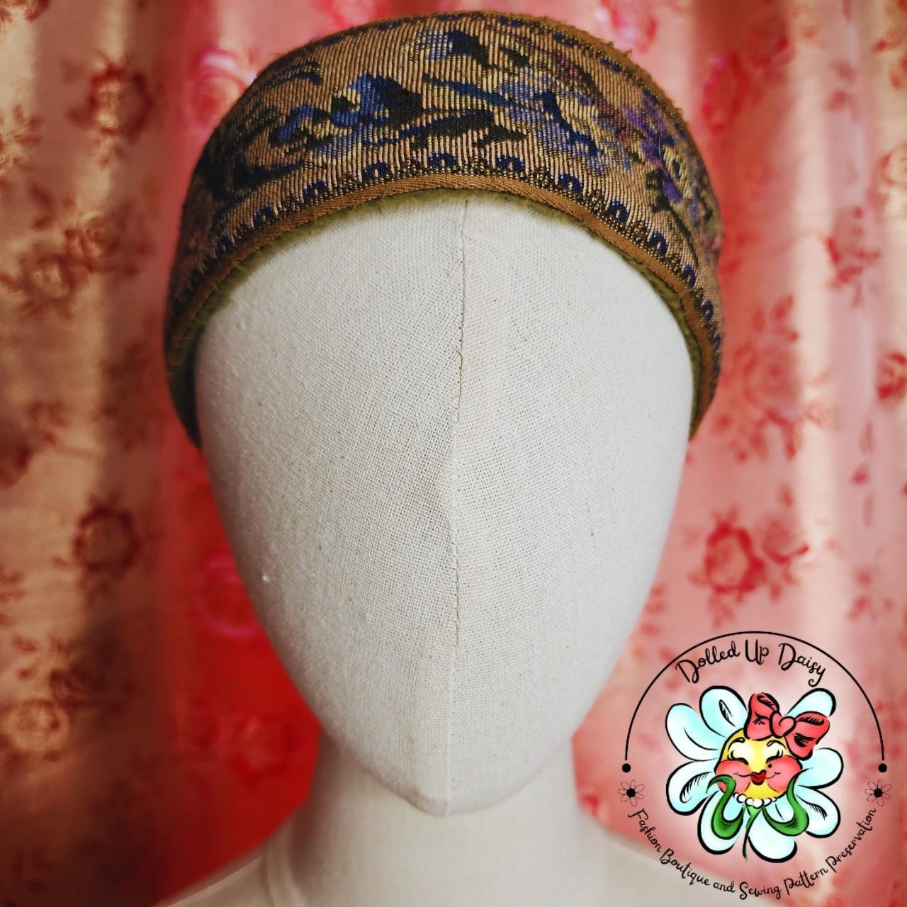 Furlined tapestry headband for keeping you toasty... Depop