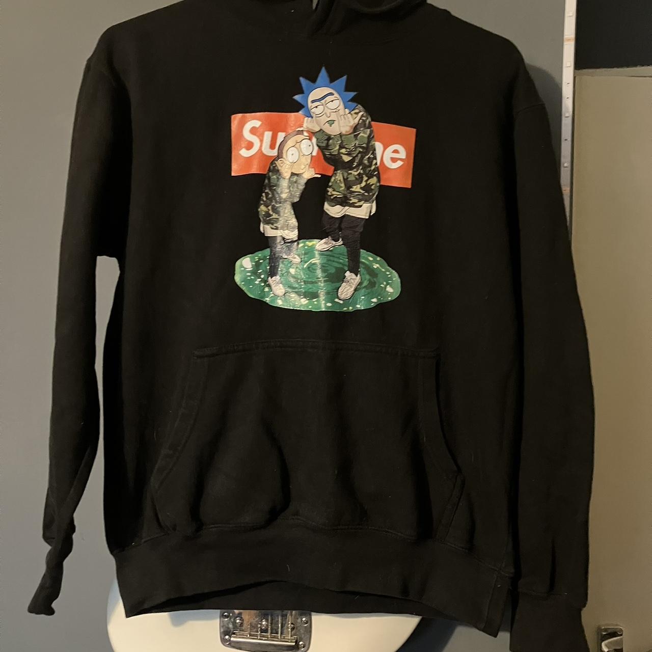 Rick and sale morty supreme hoodie