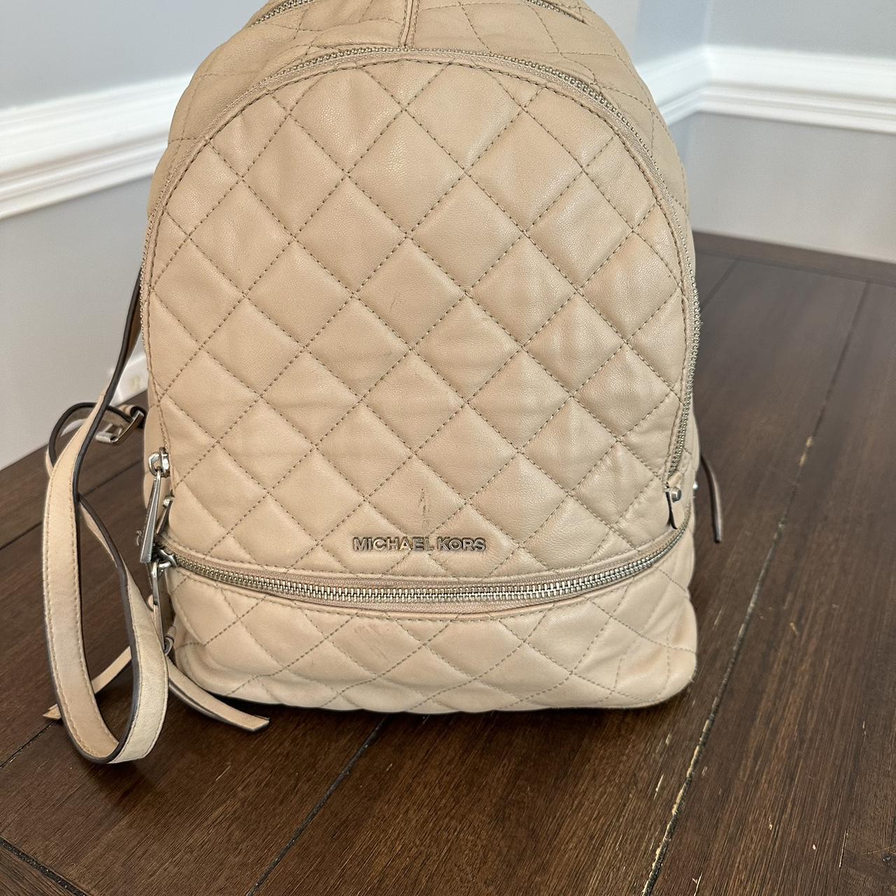 Michael Kors Rhea quilted backpack Genuine quilted. Depop