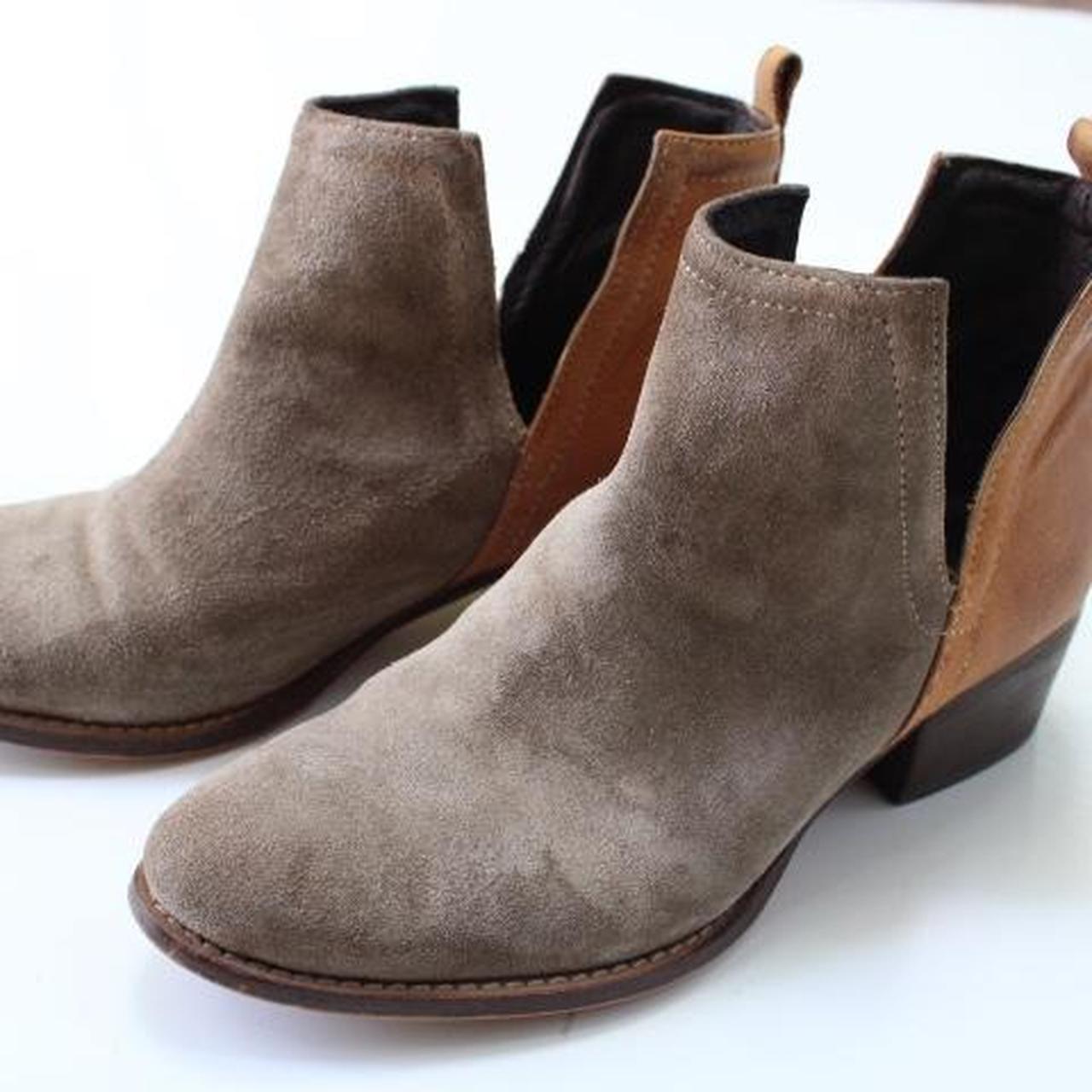 Diba True Stop by ankle boots Sand Suede Cognac