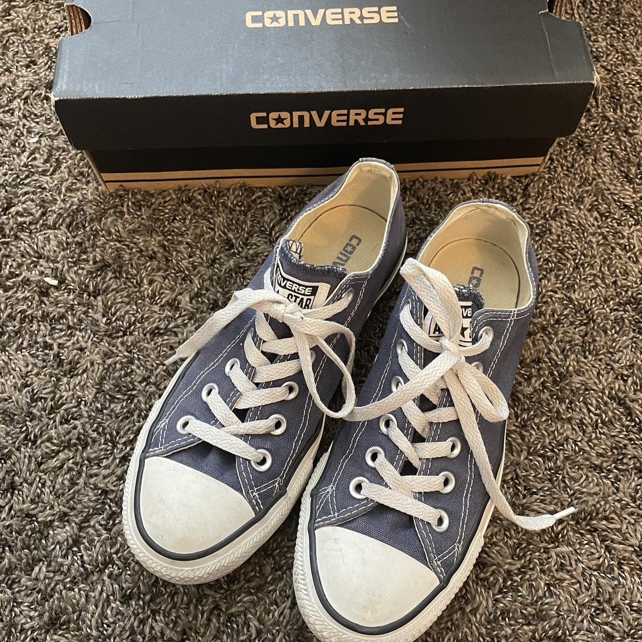 womens navy converse joggers