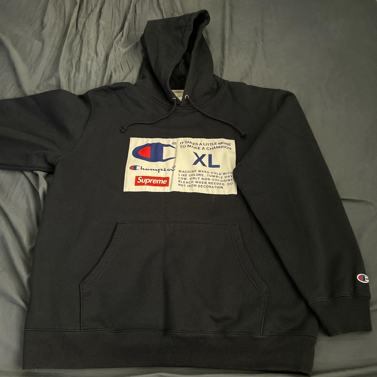 Champion label hot sale hoodie