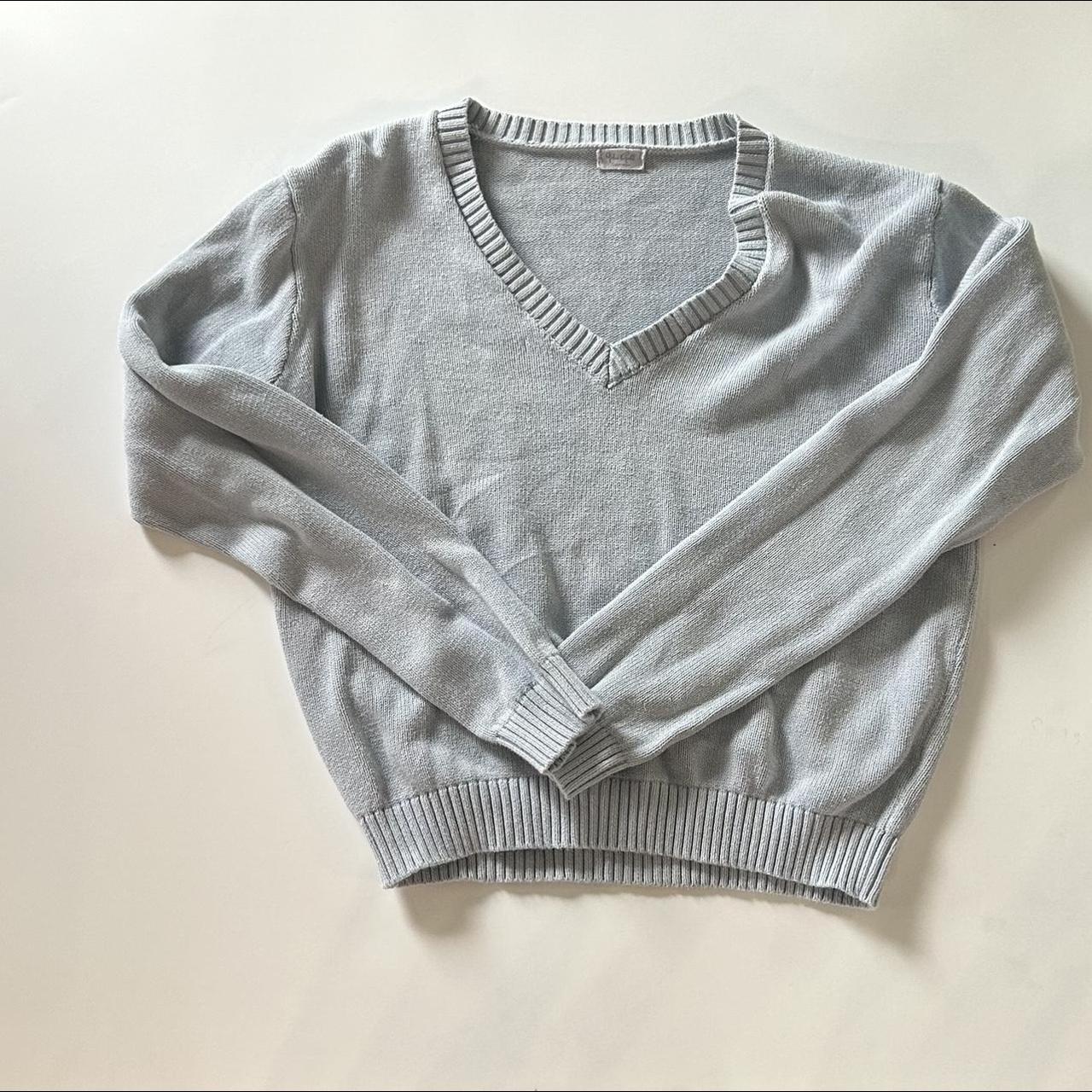 Brandy Melville Women's Blue Jumper | Depop