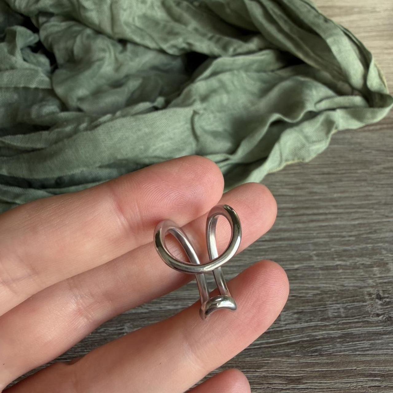 Women's Ring - Silver – Adjustable ring, silver, … - image 8