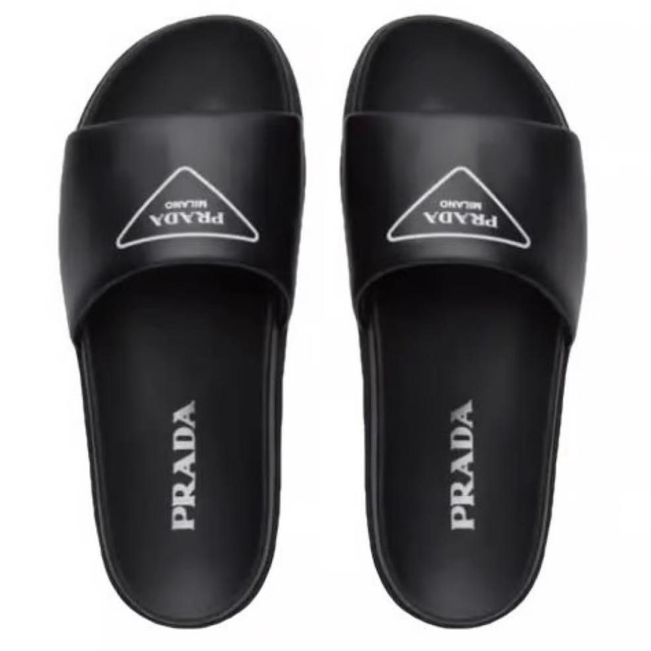 Prada clearance logo slides