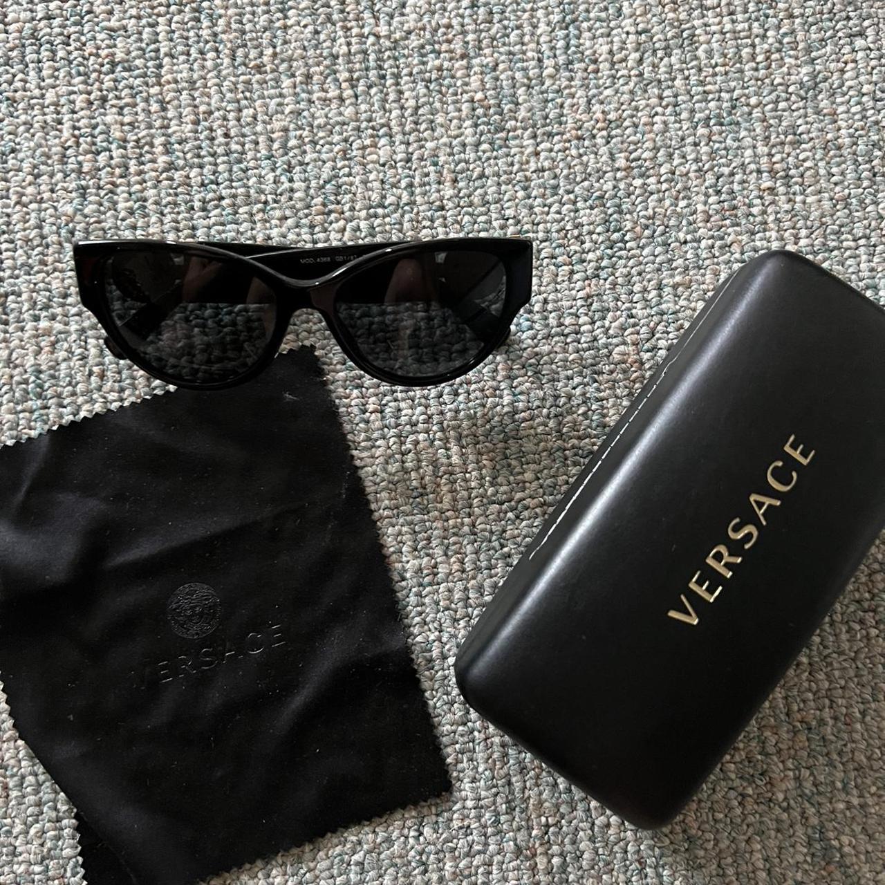 Versace cat eye shades - Depop