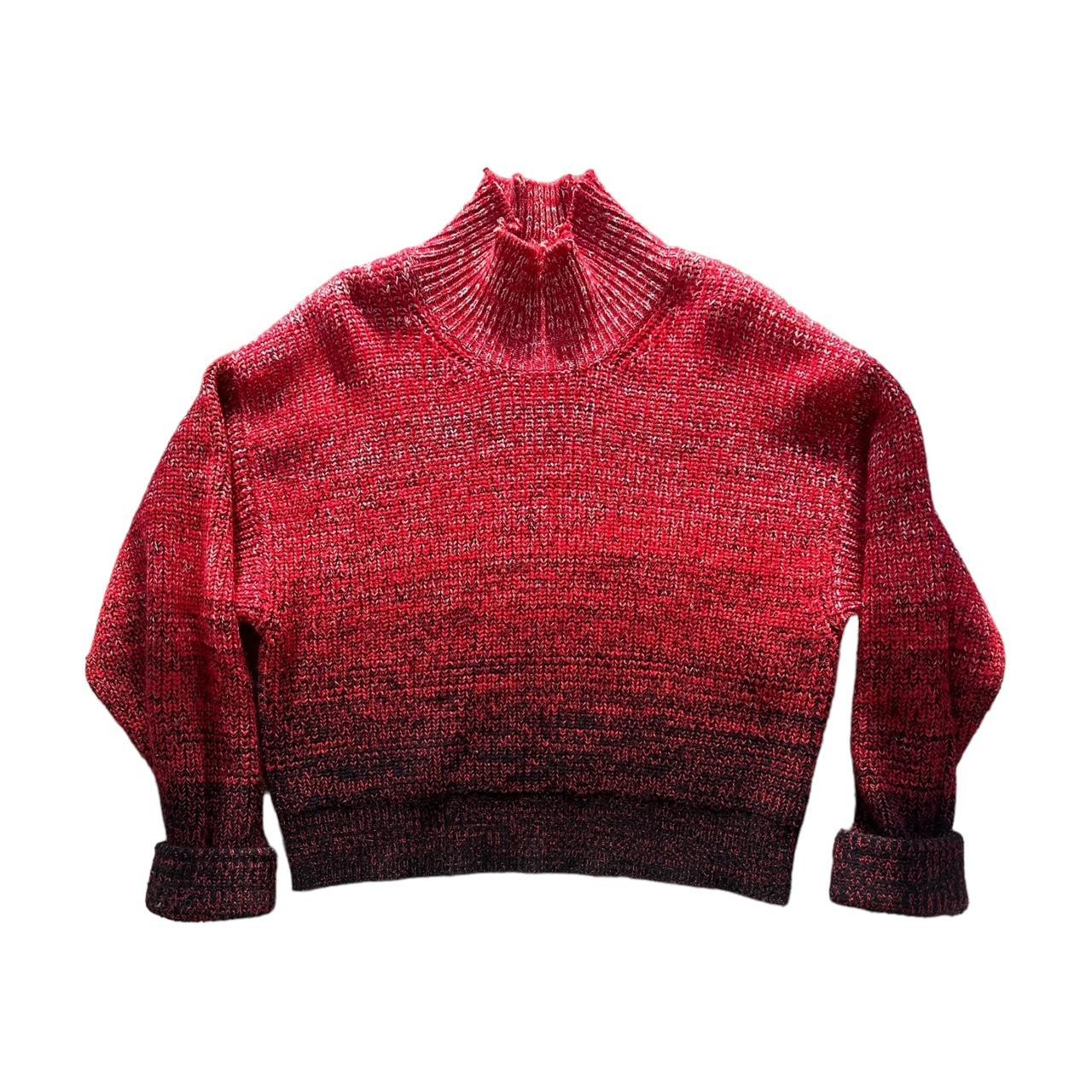 Helmut lang red gradient sweater Condition normal. Depop