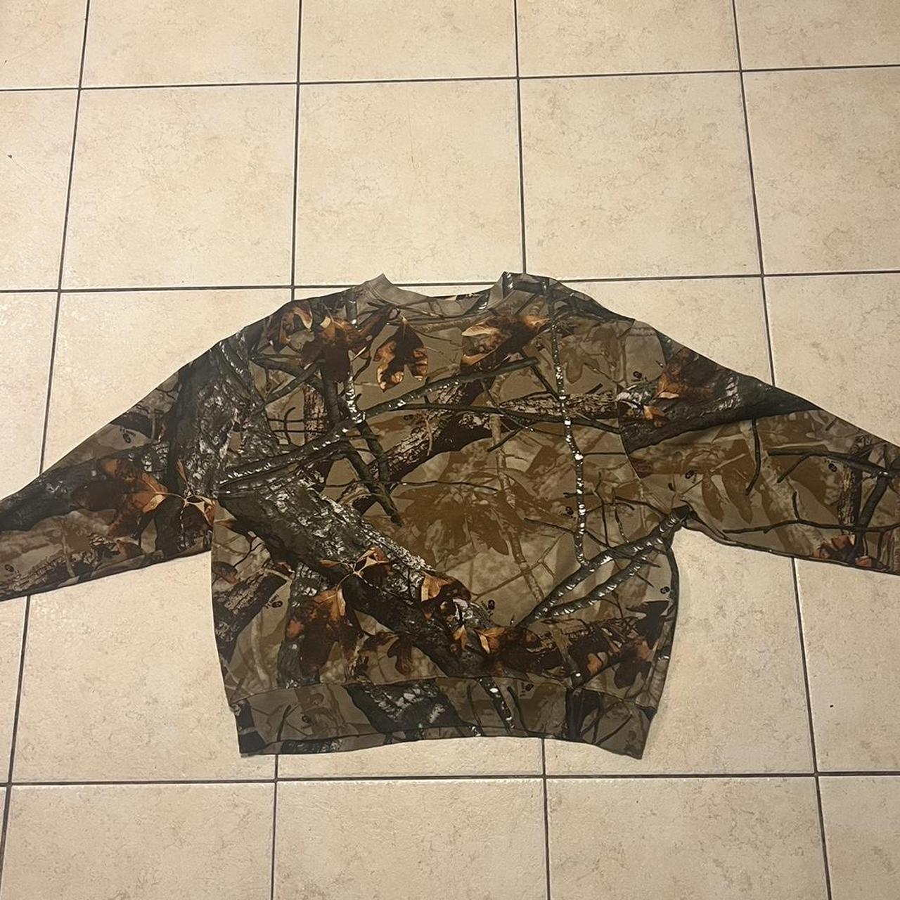 Real Tree Type Outfitters Ridge Camo Shirt Sz.... - Depop