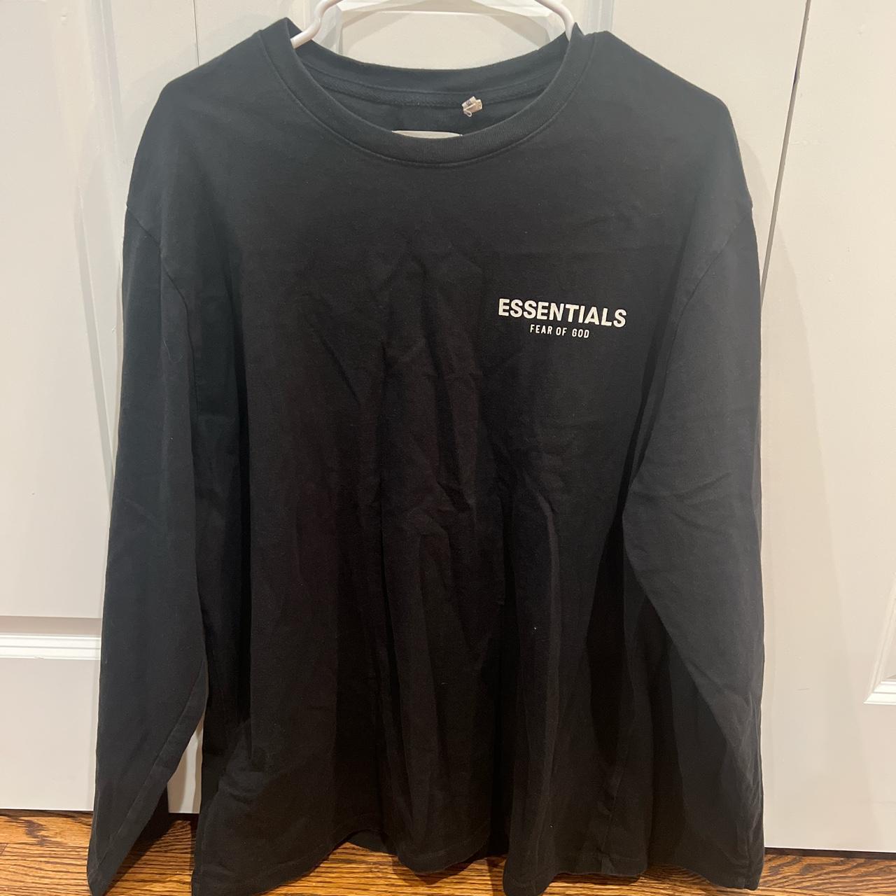 Essentials Men S Black Shirt Depop