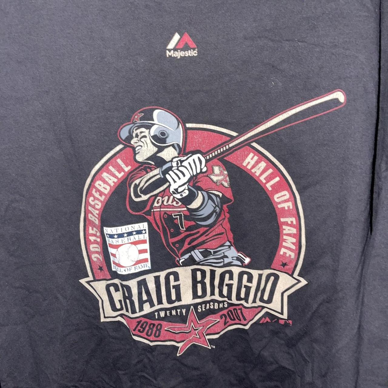 Vintage Craig Biggio 3000 hit club T-Shirt from - Depop