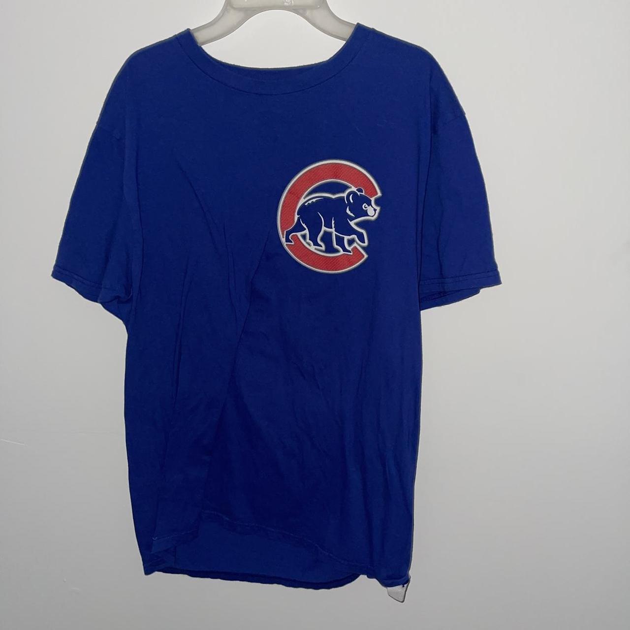 Chicago cubs jersey tee Baez number 9 In good - Depop