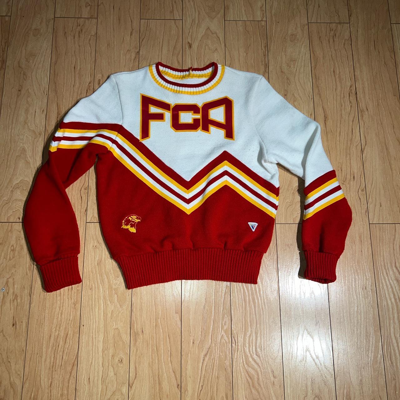 FCA Vintage varsity cheerleader sweater , Good...